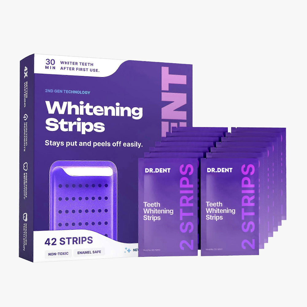 Pack DrDent - 42 Bandes blanchissantes violettes